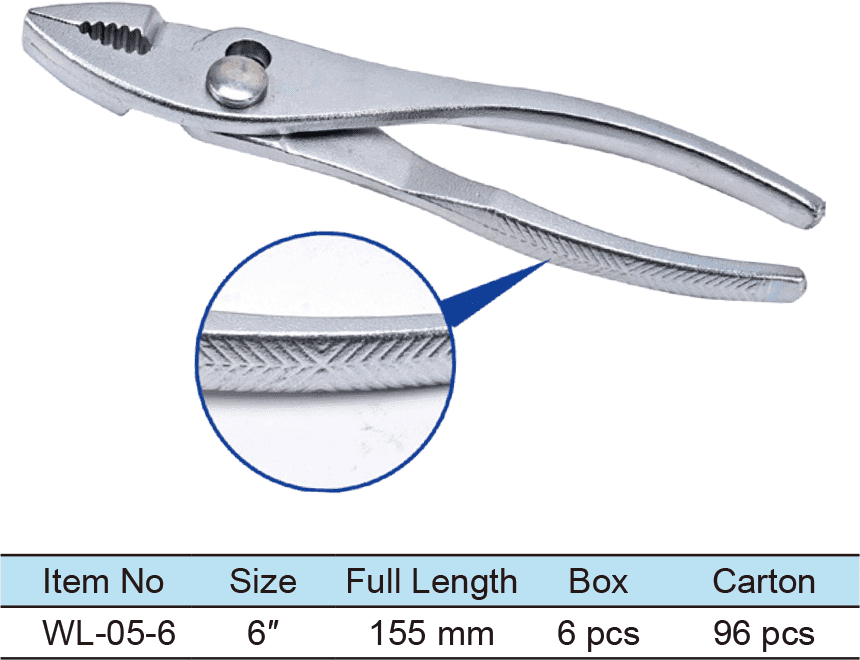 Slip Joint Pliers With Knurling Handle(1)