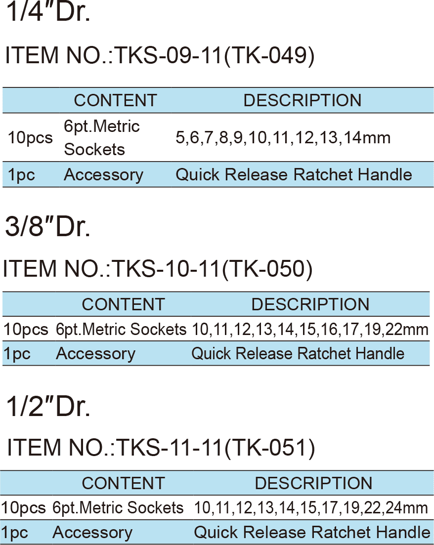 11PCS Socket Wrench Set(1)