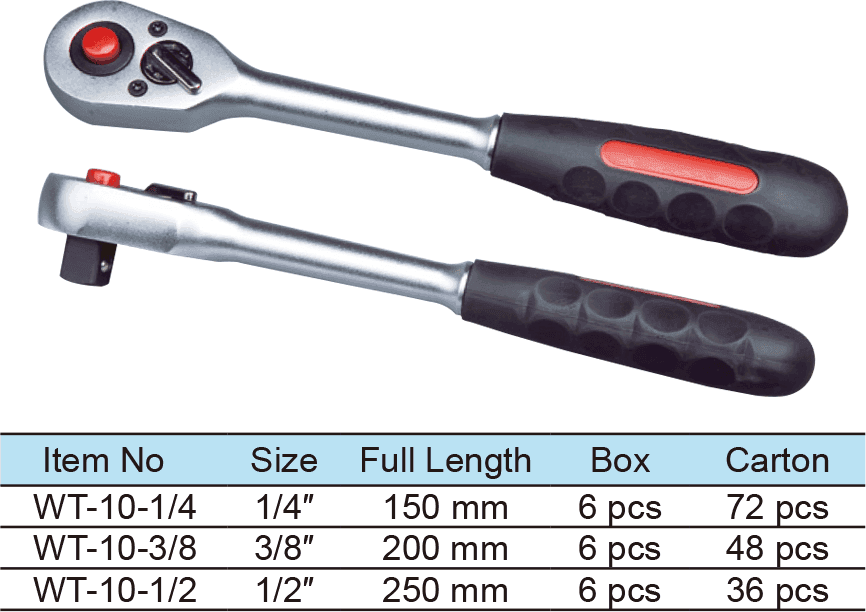 Pear Head Ratchet Wrench, Quick Release, 1/4″ 36 Teeth, 3/8″ 38 Teeth, 1/2″ 40 Teeth(1)