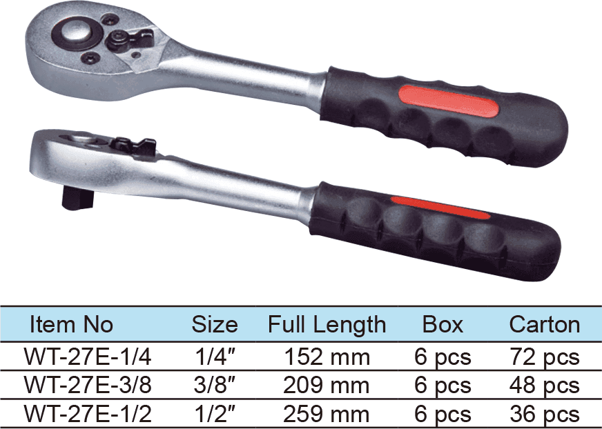 Pear Head Ratchet Wrench, Quick Release, 24 Teeth(1)