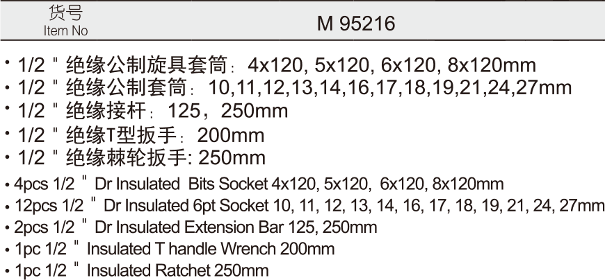 20件VDE绝缘维修组套(1)