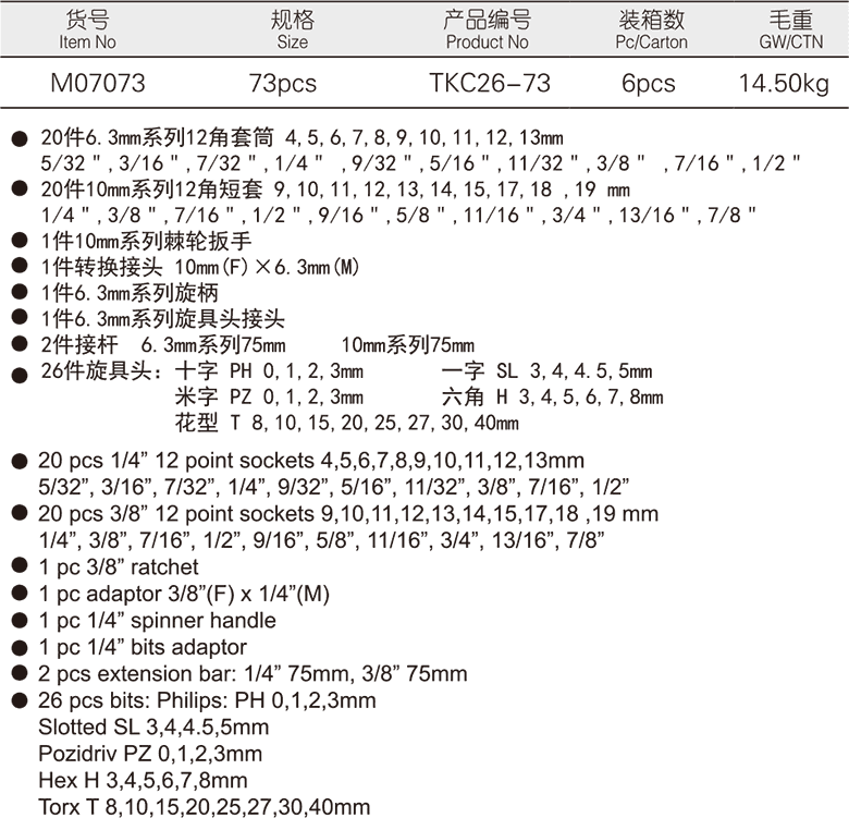 73件套筒组套(1)