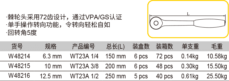 弯柄快脱棘轮扳手(1)